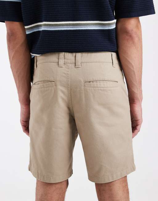 Brave Soul chino shorts in stone, 5 of 5