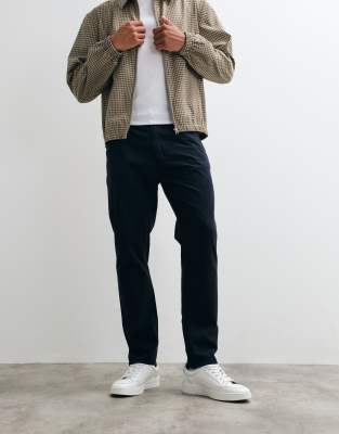 Brave Soul Chino Trousers In Blue