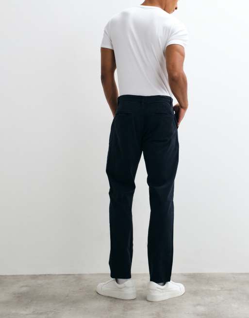 Brave Soul - Chinobroek in marineblauw, 3 van 5