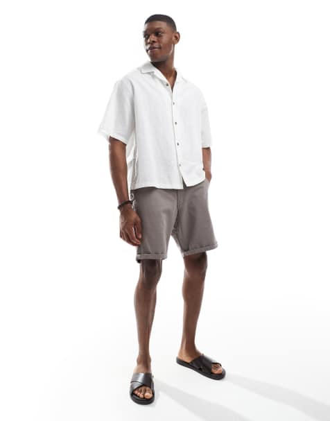Brave Soul - Chinoshort in taupe - view 1