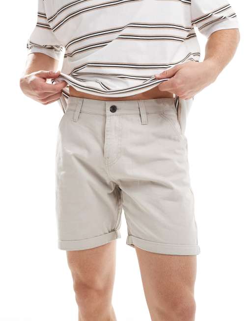 Brave Soul - Chinoshorts i lys beige