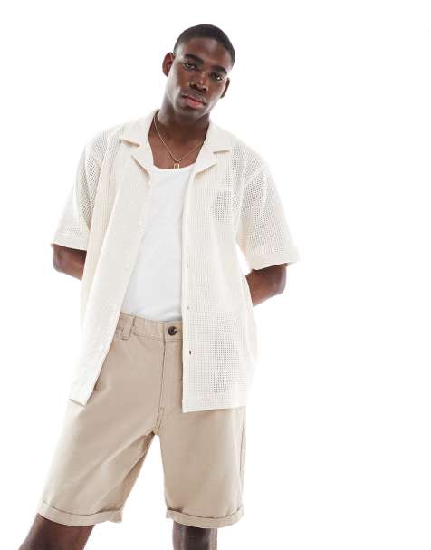 Brave Soul - Chinoshorts i lys beige - view 1