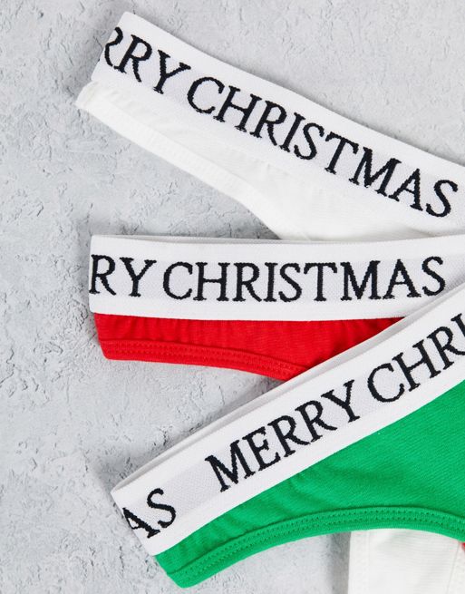 Christmas Thongs 