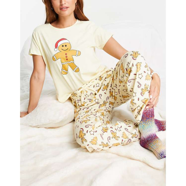 Gingerbread 2025 cookie pajamas