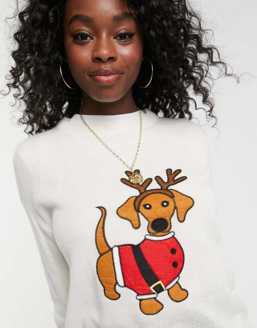 Daschund christmas outlet jumper