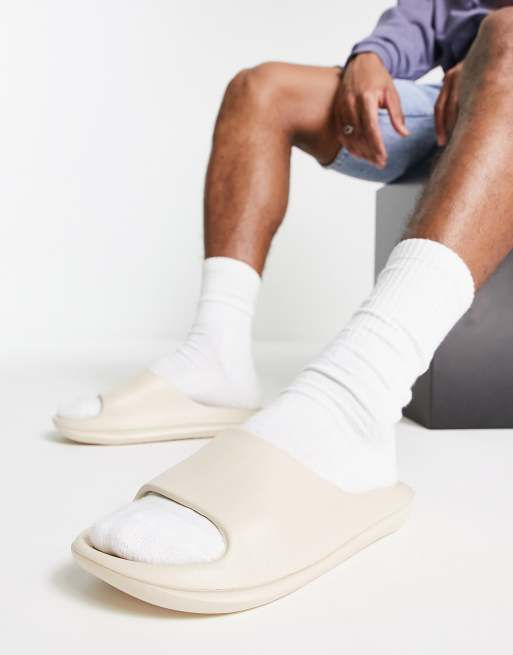 Brave Soul chunky sliders in stone