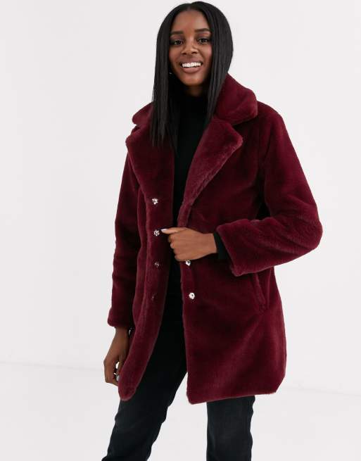 Brave soul 2025 faux fur coat