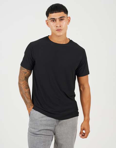 Brave Soul Classic crew neck t-shirt in black - view 1