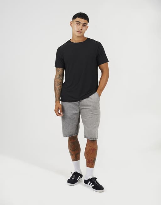 Brave Soul Classic crew neck t-shirt in black, 3 of 4