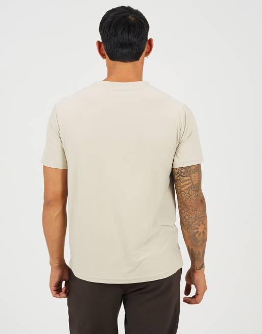 Brave Soul Classic crew neck t-shirt in light stone, 2 of 4