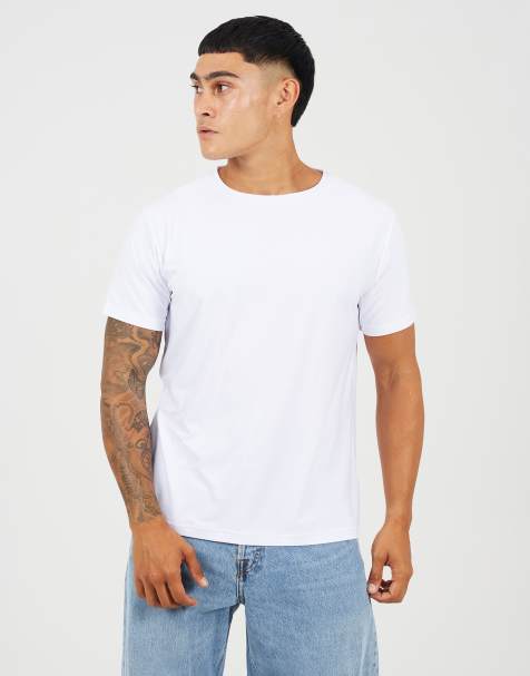 Brave Soul Classic crew neck t-shirt in white - view 1