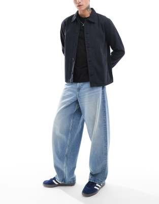 Brave Soul Brave Soul co-ord shacket in dark navy