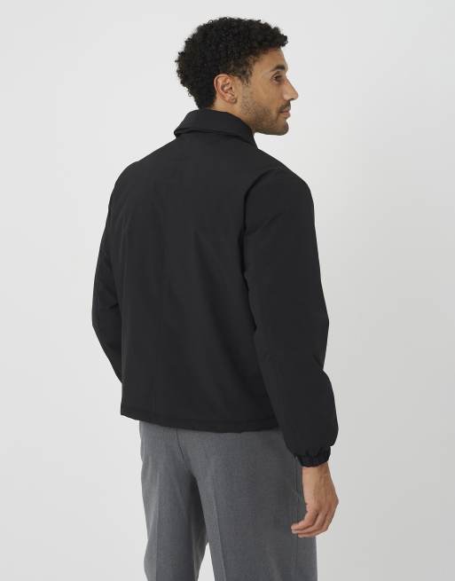 Brave Soul Collared padded jacket in black, 2 of 4