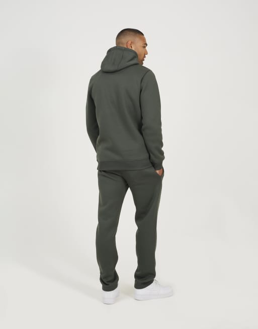 Brave Soul - Completo verde con joggers e felpa con cappuccio con incrocio al collo, 3 di 3