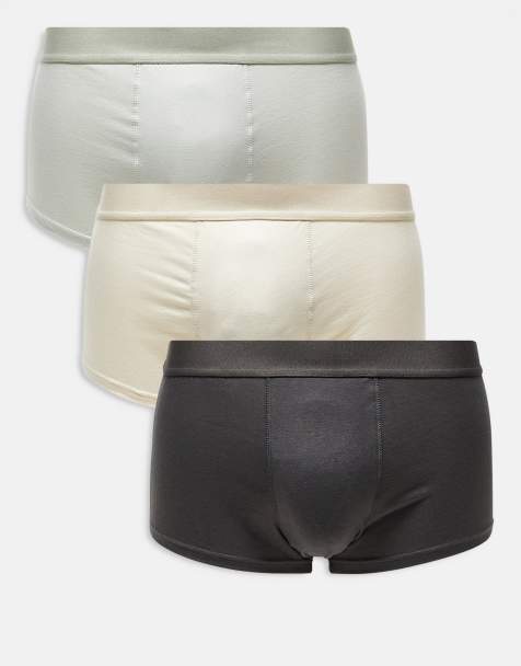 Brave Soul - Confezione da 3 boxer grigio antracite, verdi e color pietra - view 1