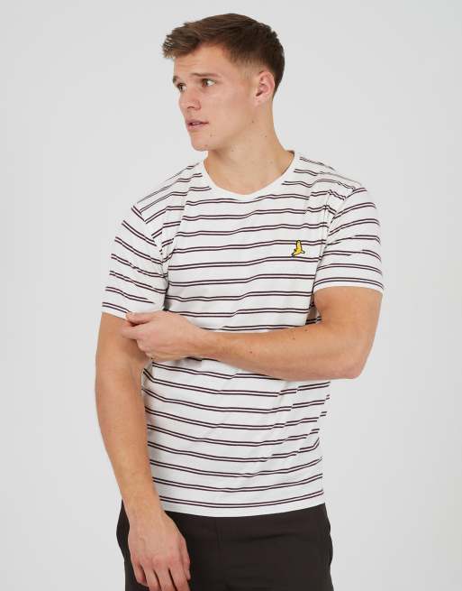 Brave Soul - Confezione da 3 T-shirt girocollo in cotone multicolore, 3 di 4