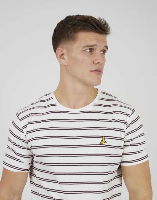 Brave Soul - Confezione da 3 T-shirt girocollo in cotone multicolore, 4 di 4