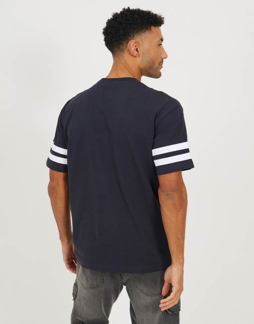Brave Soul Cotton jersey graphic t-shirt in navy, 2 of 4
