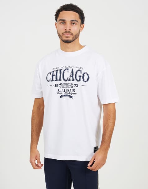 Brave Soul Cotton jersey graphic t-shirt in off white - view 1