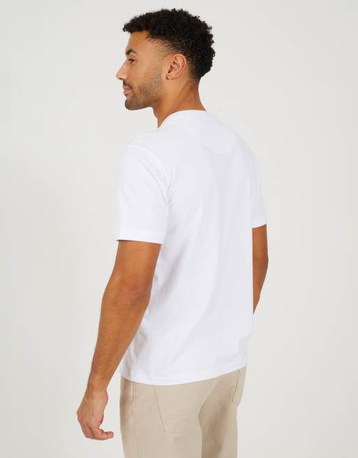 Brave Soul Cotton jersey polo shirt in white, 2 of 4