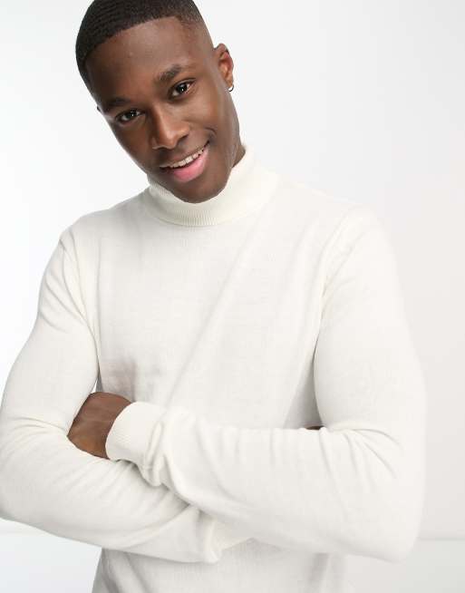 White turtleneck mens h&m discount