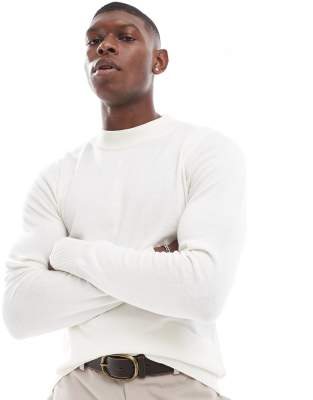 Turtle neck jumper white deals
