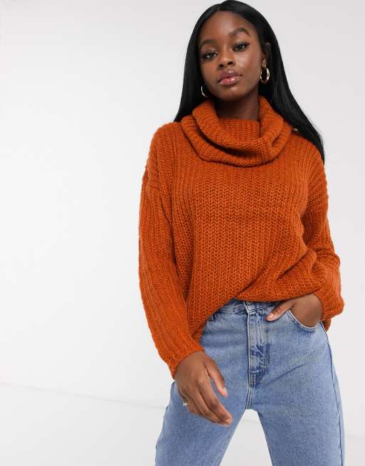 Rust knit outlet jumper