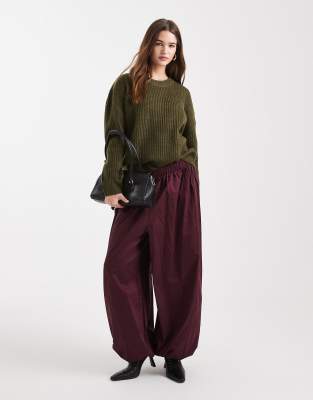 Brave Soul Crew Neck Sweater In Green