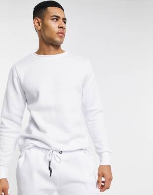 white jogger suit