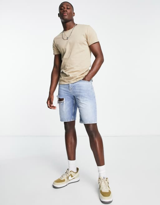 Brave Soul crew neck t-shirt in mushroom, 4 of 4