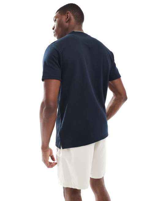 Brave Soul crew neck t-shirt in navy, 4 of 4