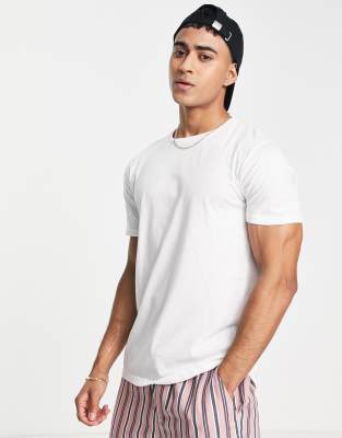 Brave Soul Brave Soul crew neck t-shirt in white
