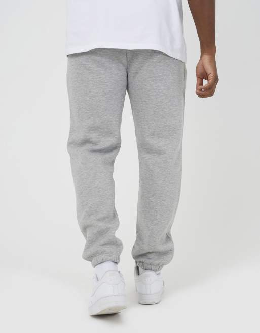 Brave Soul Cuffed loose fit joggers in light grey, 2 of 4