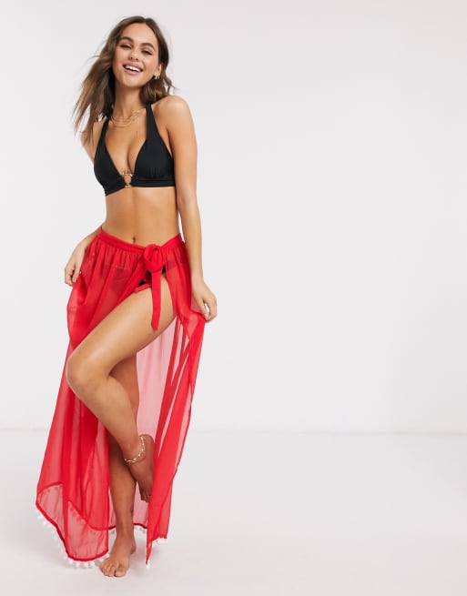 Sheer beach clearance skirt