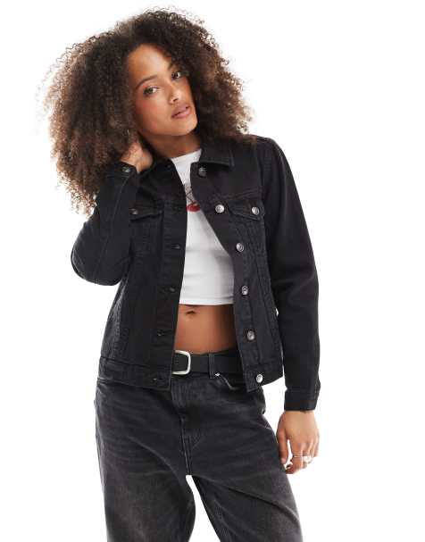 Brave Soul Denim jacket in black - view 1