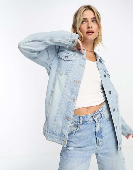 Brave Soul denim jacket in light blue | ASOS