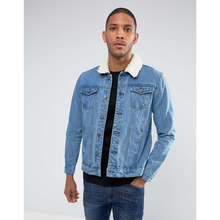 Brave soul sale jeans jacket