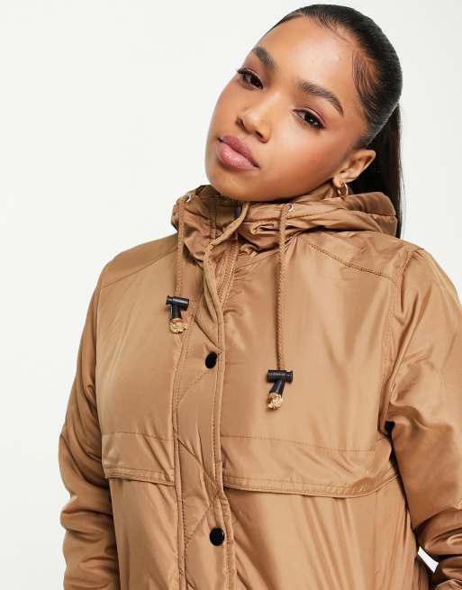 Tan parka clearance jacket