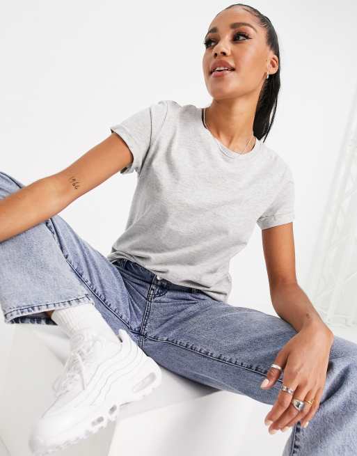 Brave Soul - Elanor - T-shirt met omgeslagen mouwen
