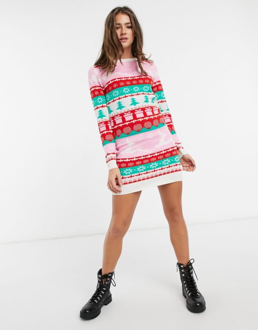 Christmas jumper deals dress asos