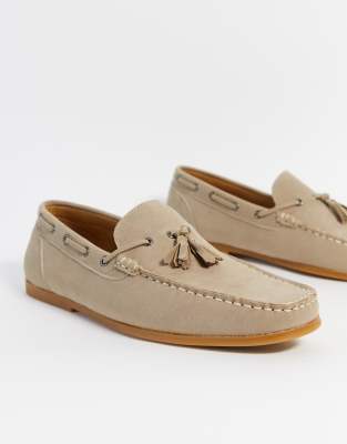 faux suede loafers