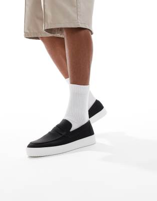  Faux suede loafers 