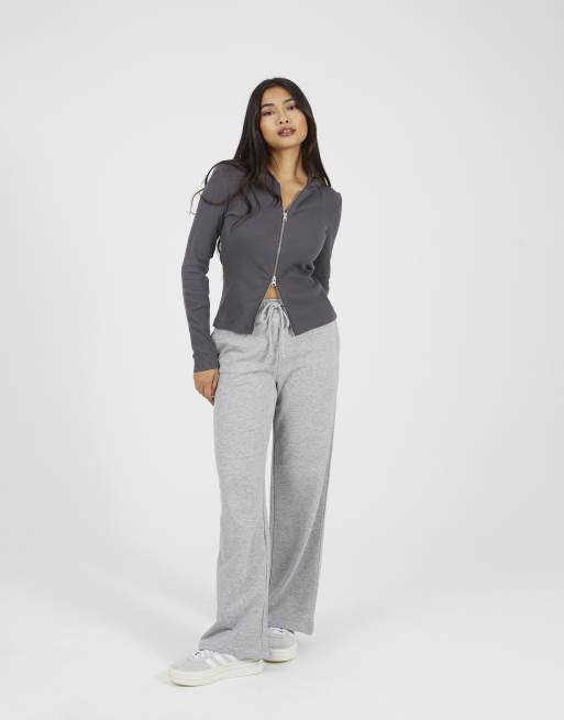 Brave Soul - Felpa con cappuccio grigio scuro a maniche lunghe con zip, 3 di 4