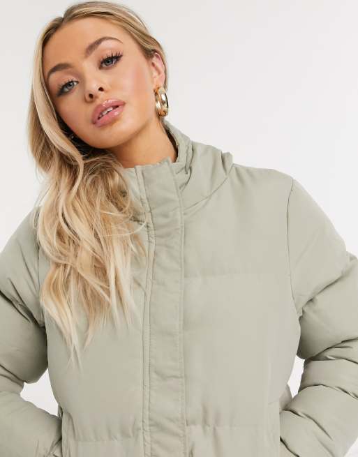 Brave soul fernie store hooded puffer jacket