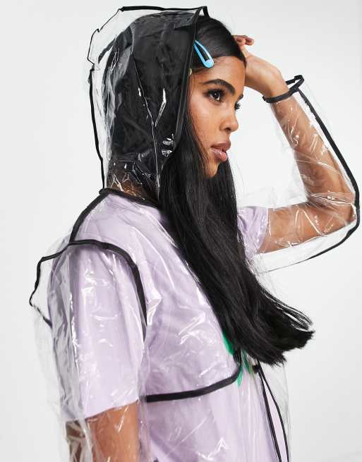 Asos hot sale clear raincoat