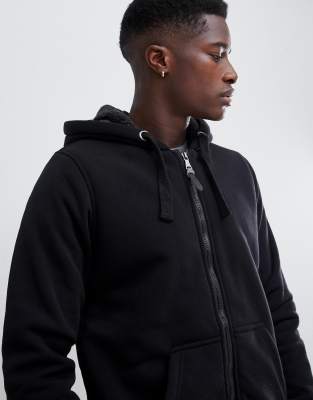 brave soul fleece lined hoodie