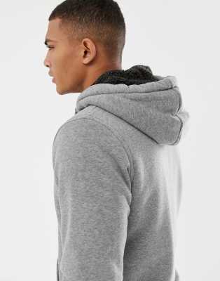 brave soul fleece lined hoodie