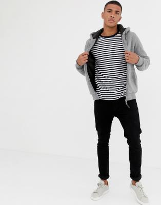 brave soul fleece lined hoodie