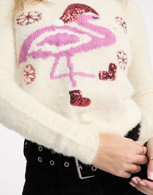 Flamingo hot sale christmas jumpers