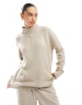 [Brave Soul] Brave Soul fluffy knit jumper in beige-Neutral 16 BEIGE